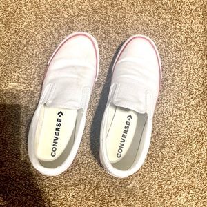 Converse white shoes